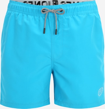 JACK & JONES Swim Trunks 'FIJI' in Blue: front