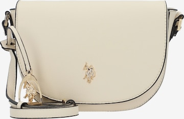 U.S. POLO ASSN. Schoudertas 'Jones' in Beige: voorkant