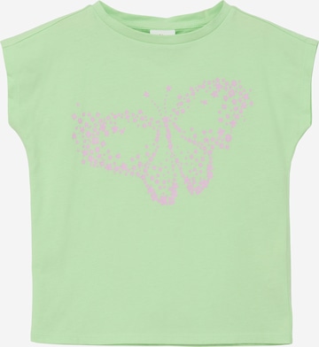 T-Shirt s.Oliver en vert : devant