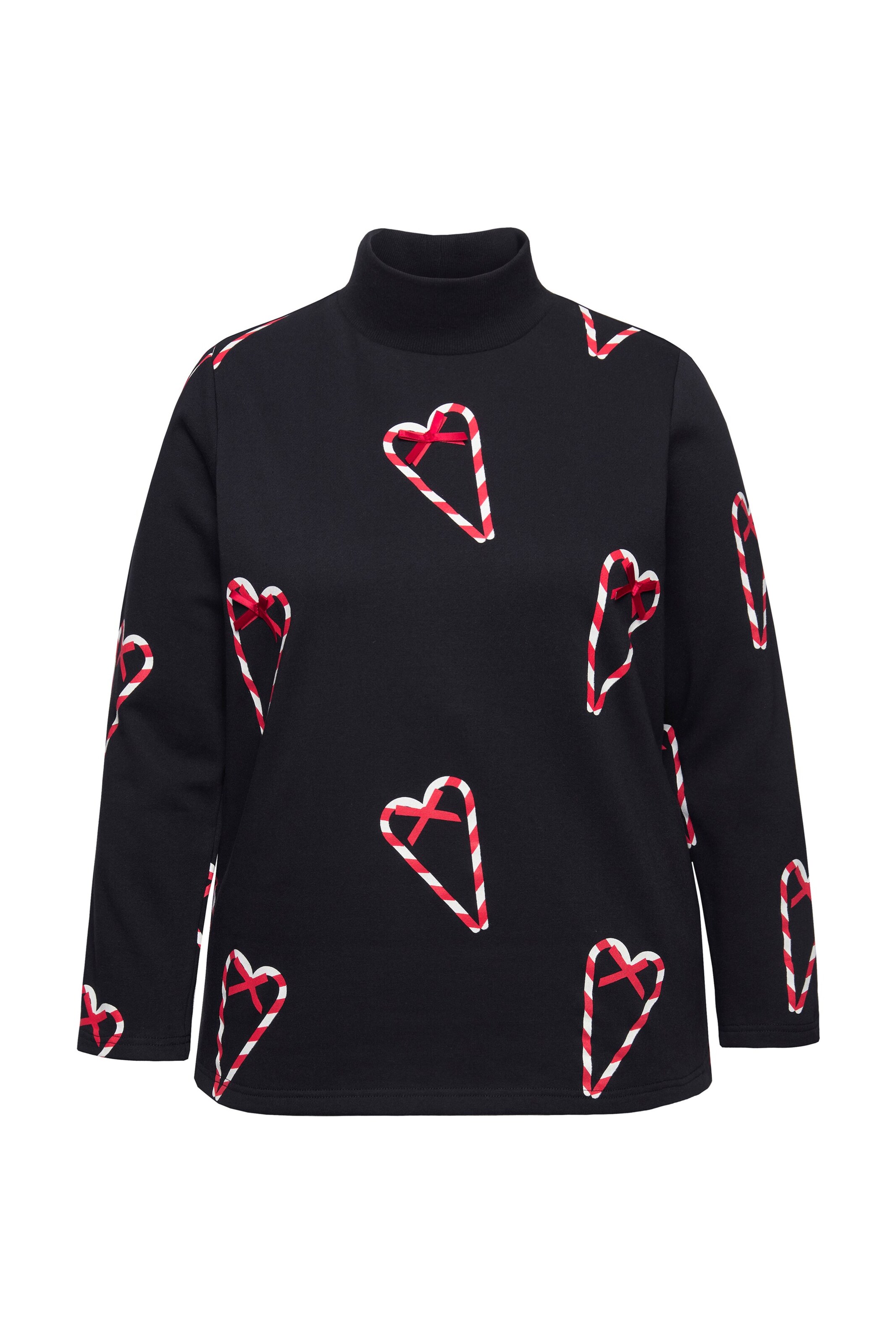 Ulla Popken Pullover in Schwarz: Vorderseite