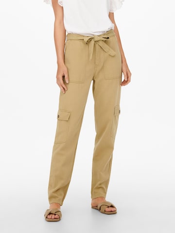 Regular Pantalon cargo 'Mati' ONLY en vert : devant