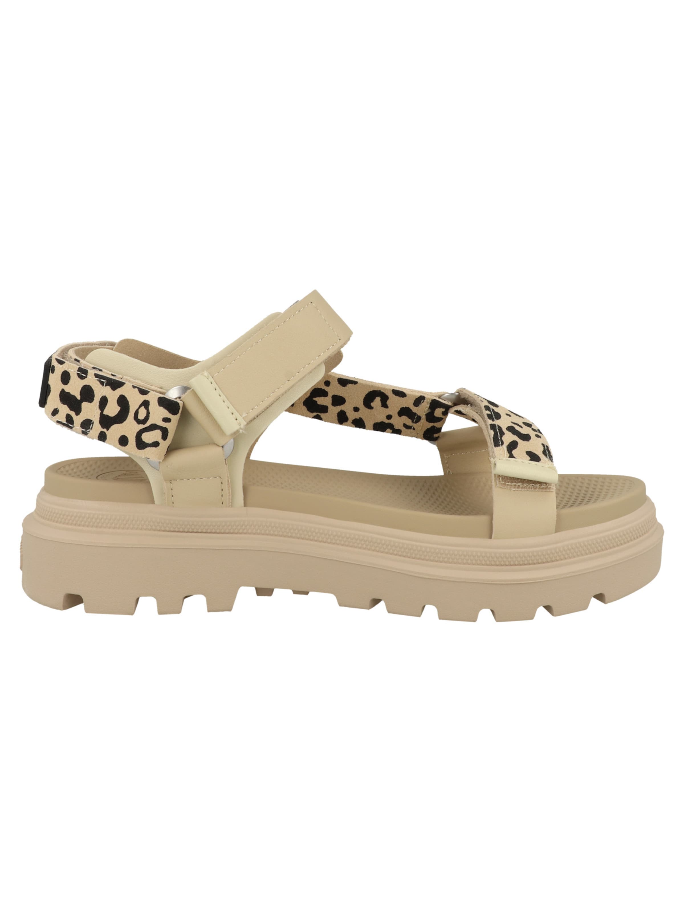 Palladium - Sandalias con hebilla en beige