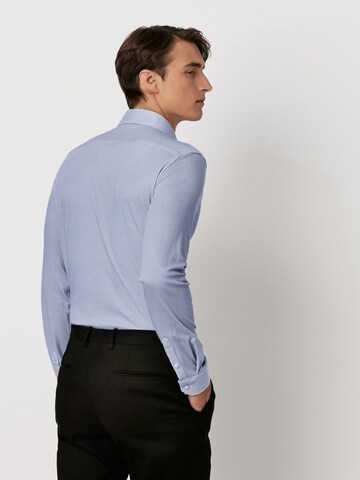 DESOTO Slim fit Button Up Shirt in Blue