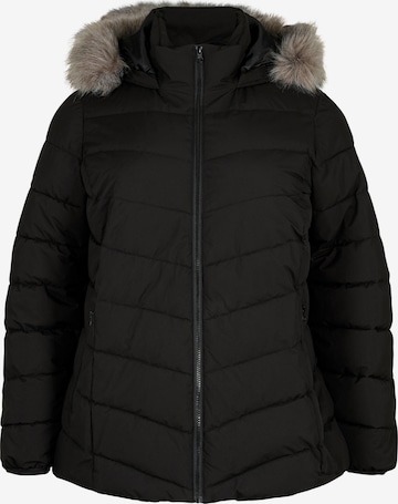 Zizzi Zimska jakna 'Cajulia' | črna barva: sprednja stran