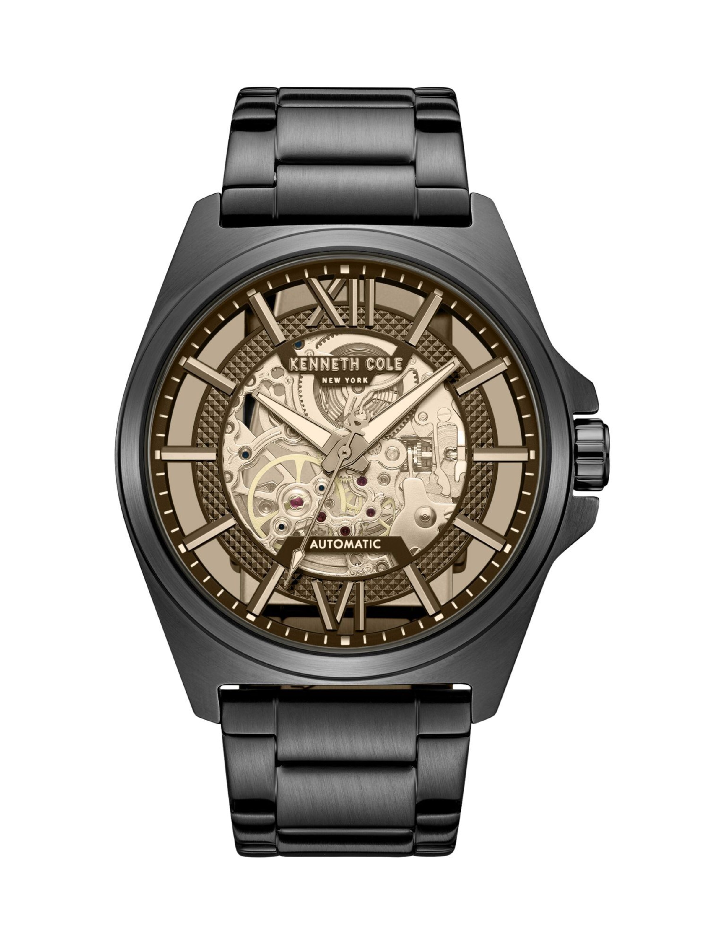 Kenneth Cole Analog Watch 'Clermont' in Black: front