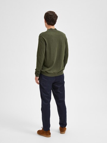 SELECTED HOMME Pullover 'BERG' in Grün