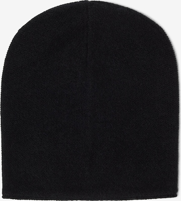 Marie Lund Mütze in Schwarz: Vorderseite