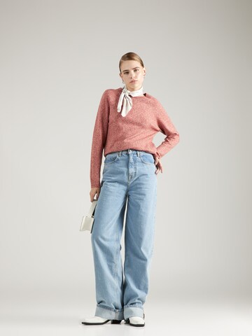 VERO MODA Pulover 'DOFFY' | rdeča barva