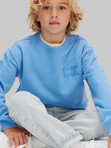 Calvin Klein Jeans Sweatshirt in Blauw
