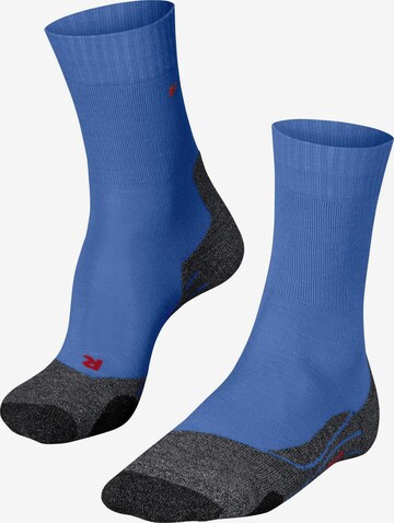 FALKE Sportsocken 'TK2 Explore' in Blau: Vorderseite