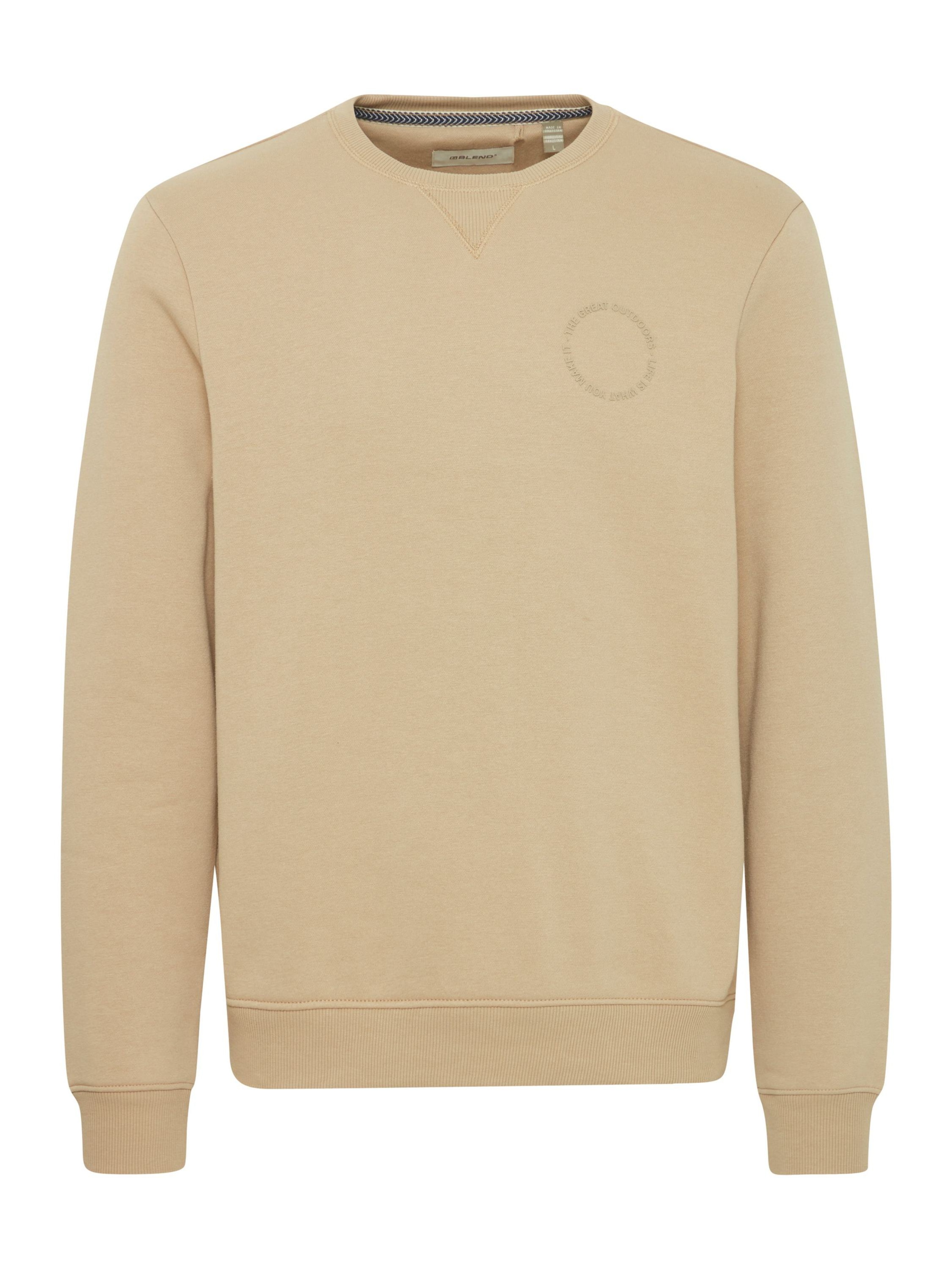 Felpa di BLEND in beige: frontale