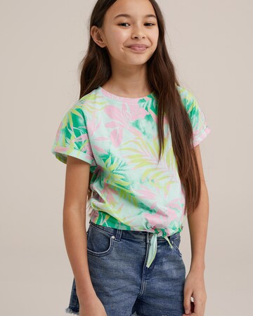 WE Fashion - Camiseta en Mezcla de colores: frente