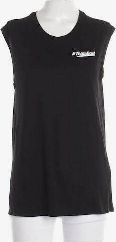 Karl Lagerfeld Top / Seidentop XL in Schwarz: predná strana