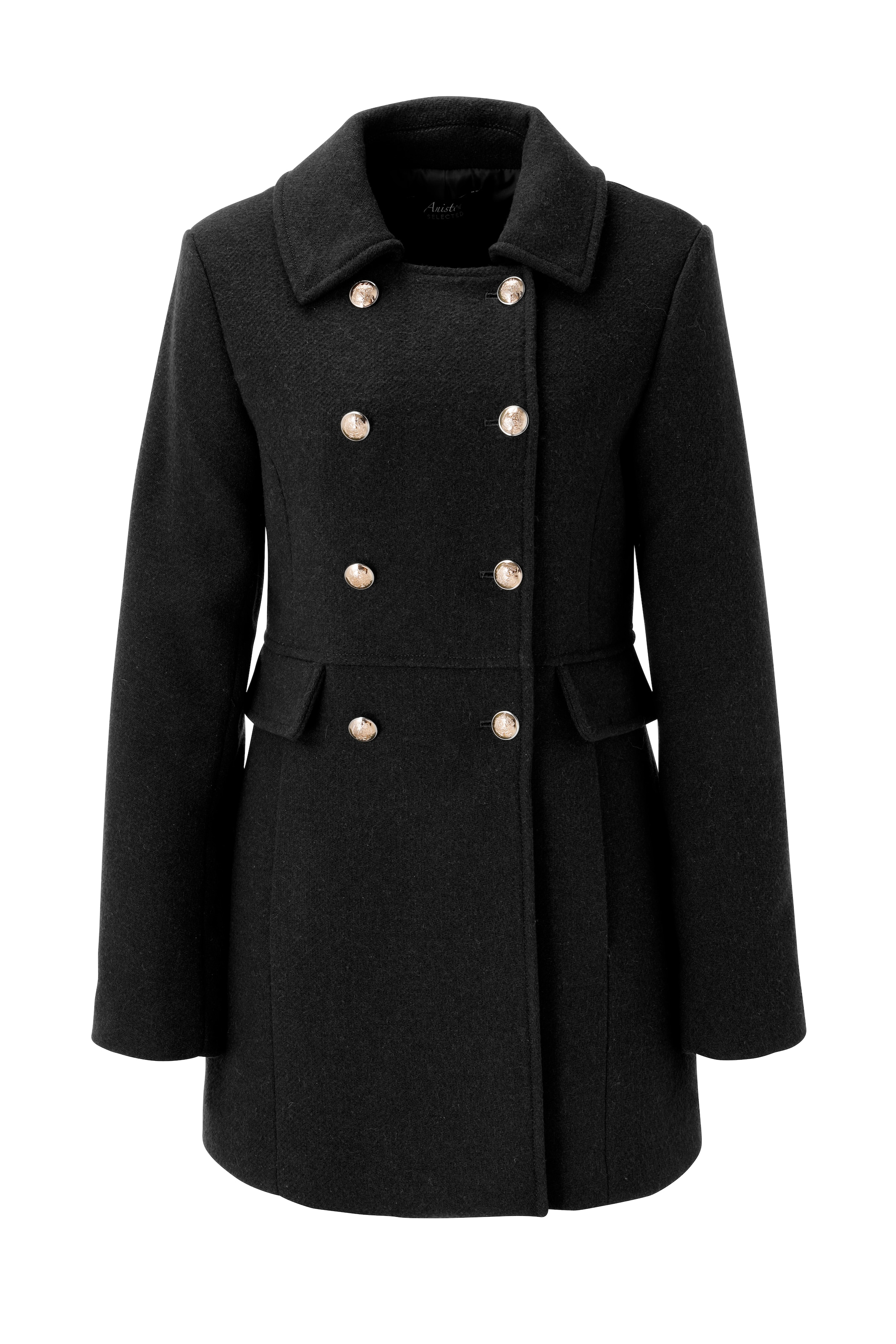 Aniston SELECTED Übergangsjacke in Schwarz: Vorderseite