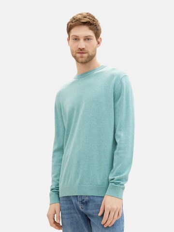 TOM TAILOR Sweater in Green: front