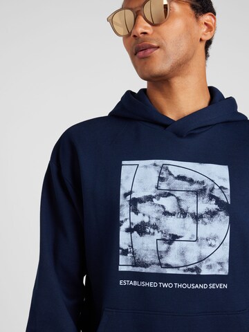 TOM TAILOR DENIM Sweatshirt in Blau