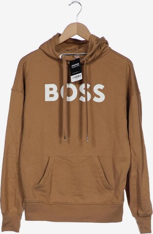 BOSS Sweatshirt & Zip-Up Hoodie in XS in Beige: front