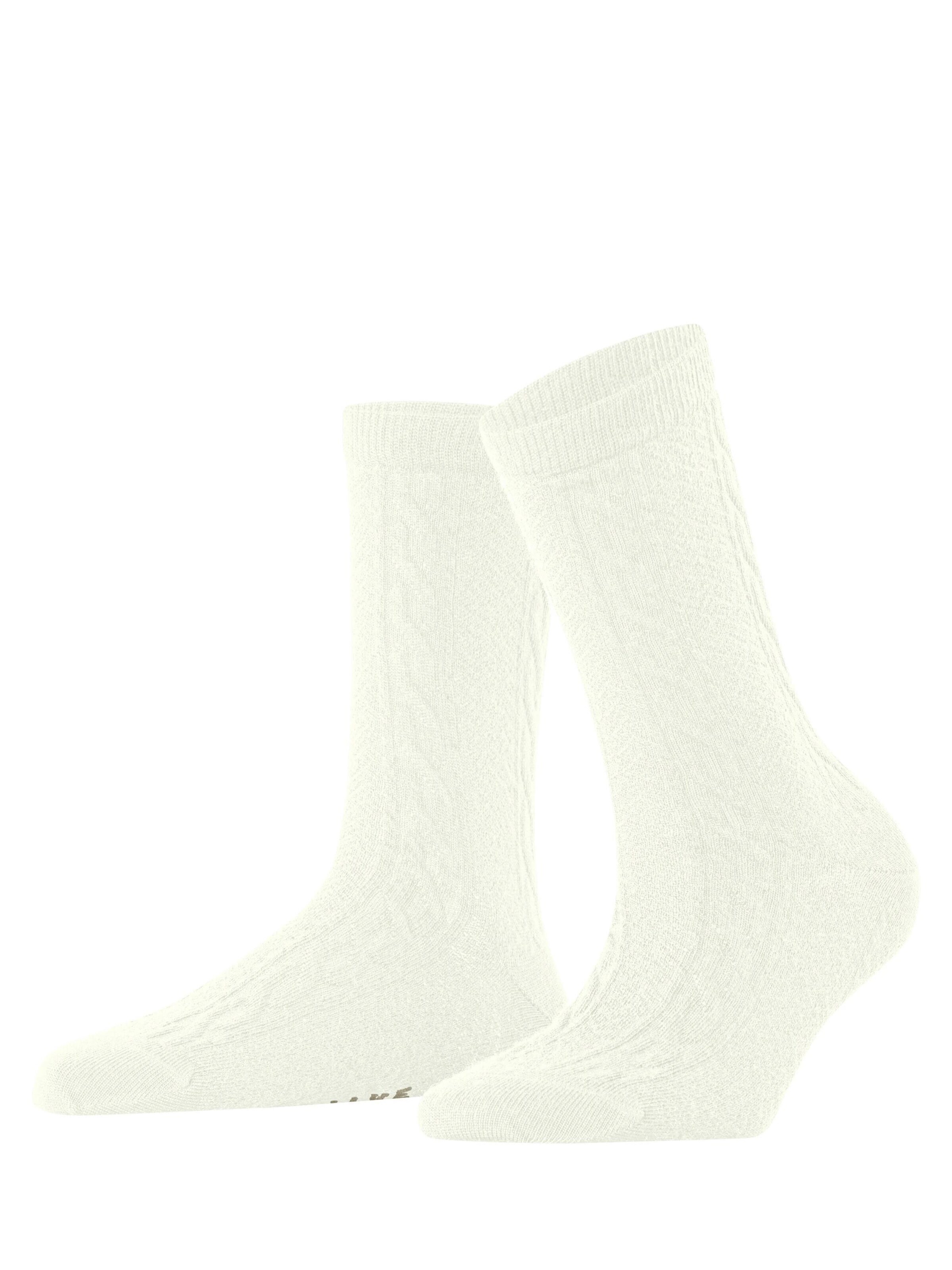FALKE Socken 'Declivity'‌‌‌‌ in Weiß: Vorderseite