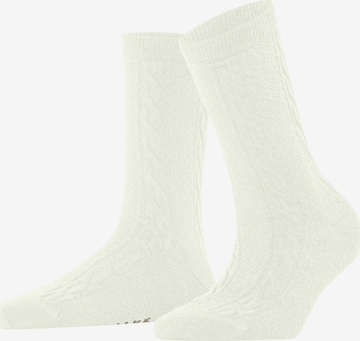 FALKE Socken 'Declivity' in Weiß: Vorderseite