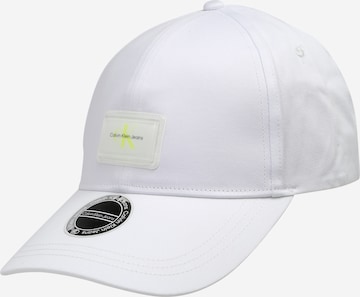 Calvin Klein Jeans Cap 'JELLY' in White: front