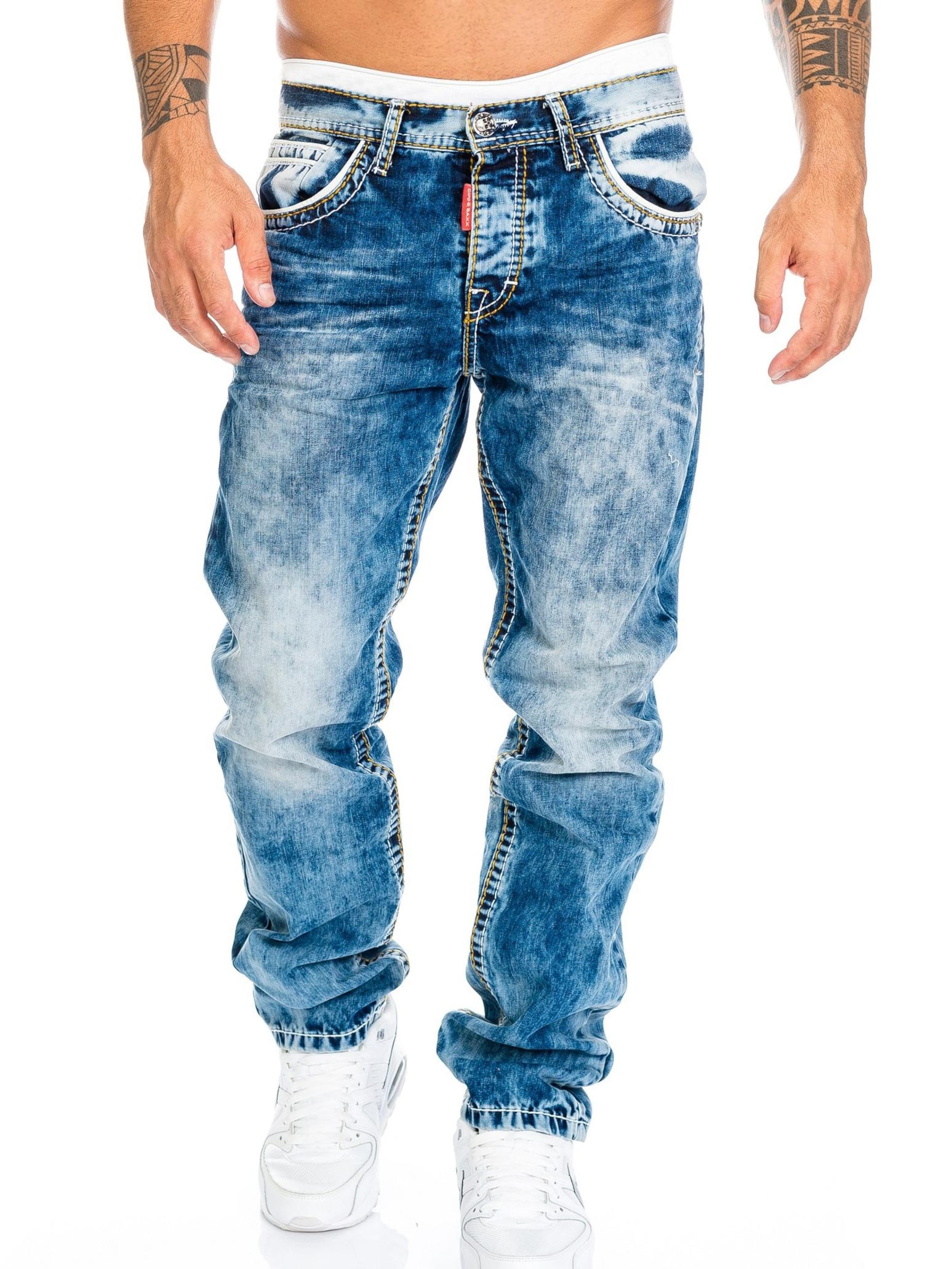CIPO & BAXX Regular Jeans 'BJ148' in Blue: front