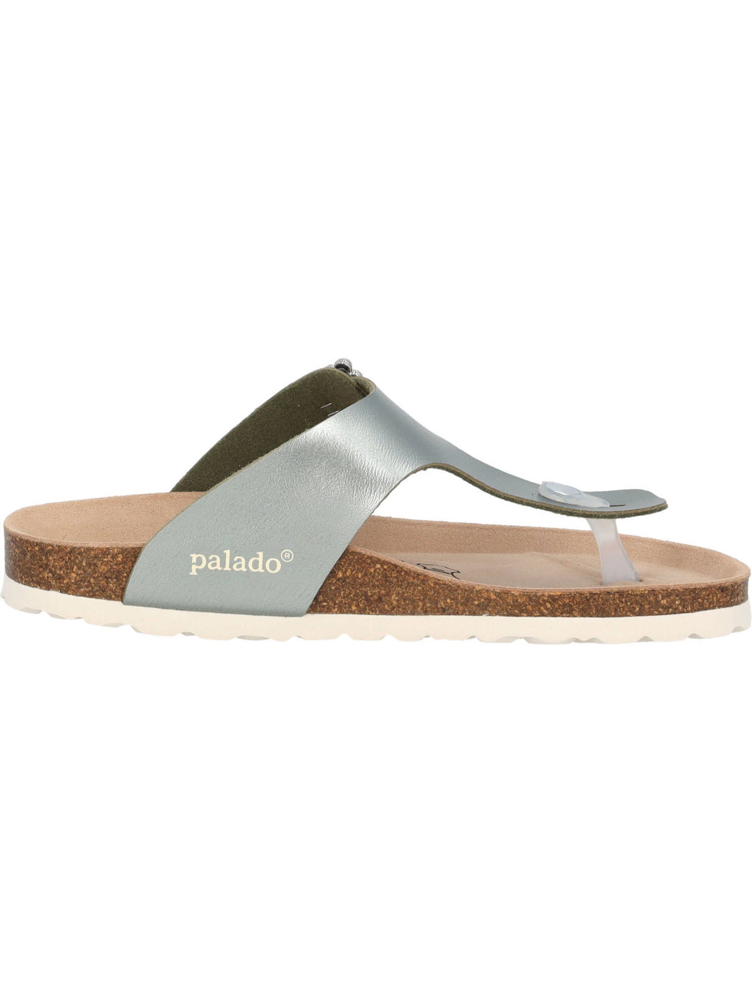 Palado by Sila Sahin T-bar sandals 'Kos SQ' in Green