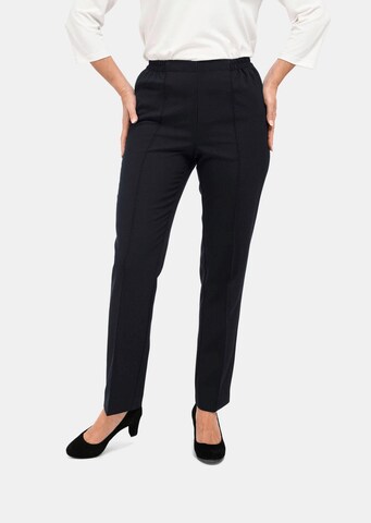 Goldner Regular Trousers in Black: front