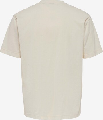 Only & Sons T-Shirt 'FRED' in Weiß