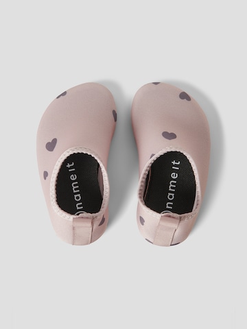 NAME IT Beach & Pool Shoes 'NMFZIPPA' in Purple