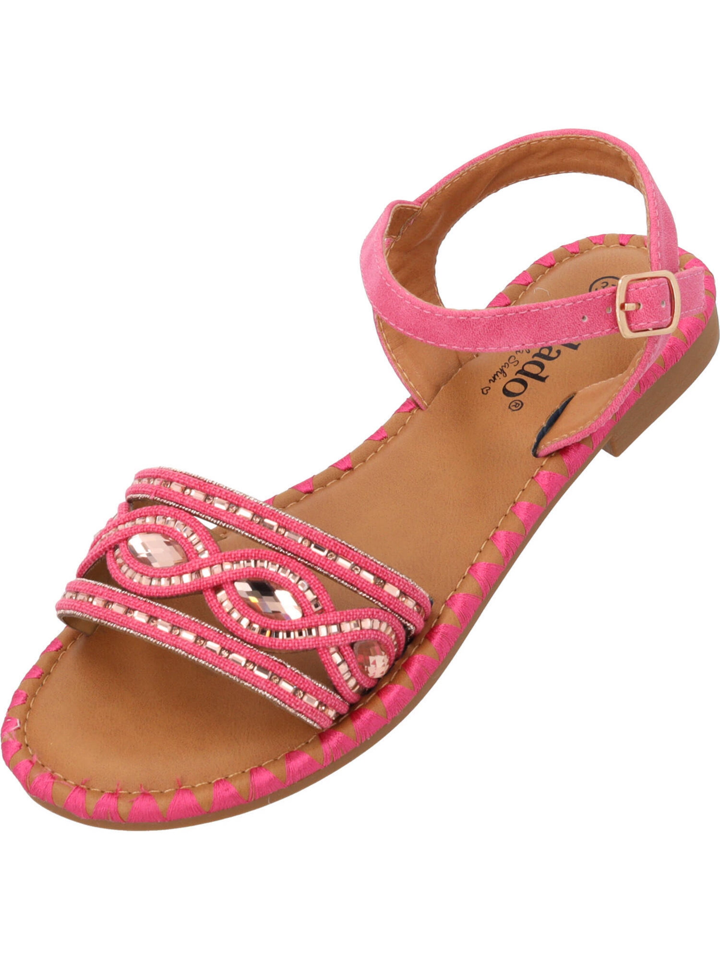 Sandales à lanières 'Naforao' Palado by Sila Sahin en rose : devant