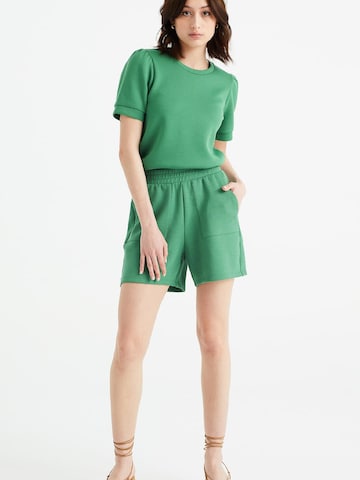 WE Fashion Mikina – zelená