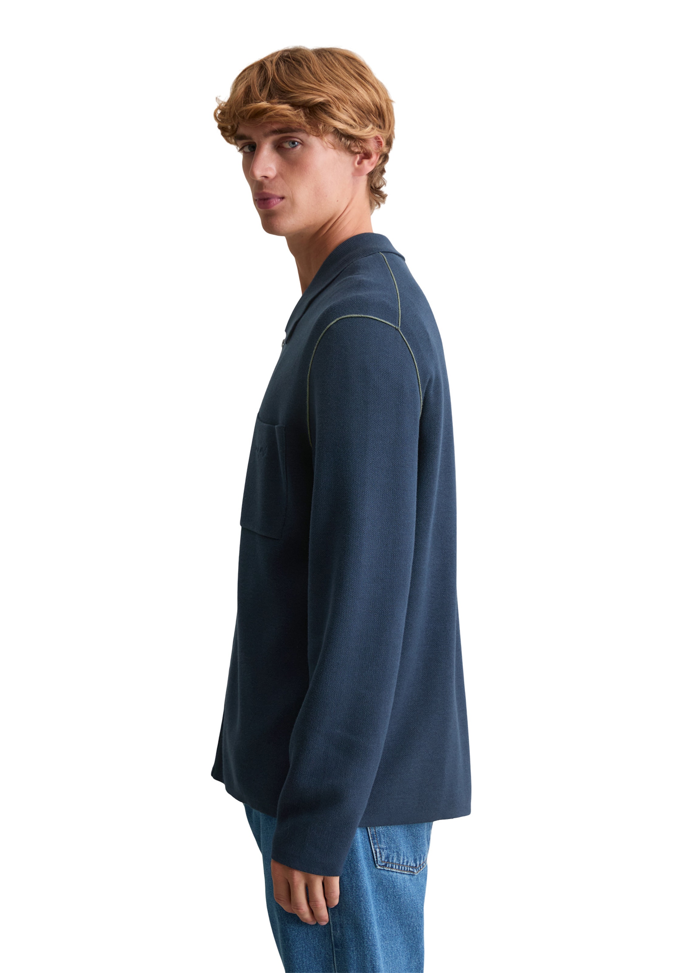 Marc O'Polo DENIM Knit cardigan in Blue