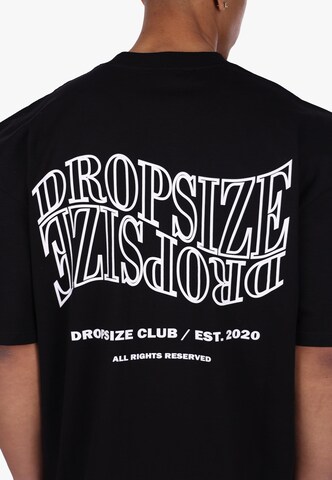 T-Shirt 'Mirrored' Dropsize en noir