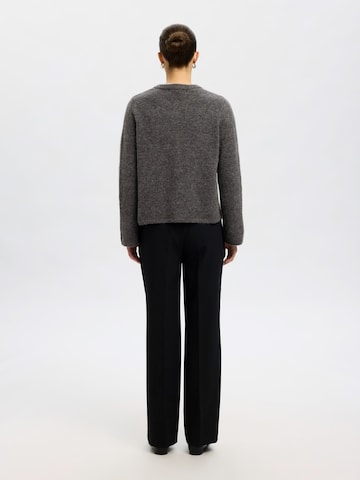 SELECTED Cardigan 'SLFLULU' i grå