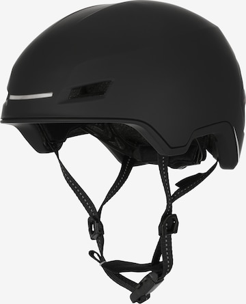 Crazy Safety Helm 'Pine' in Schwarz: Vorderseite