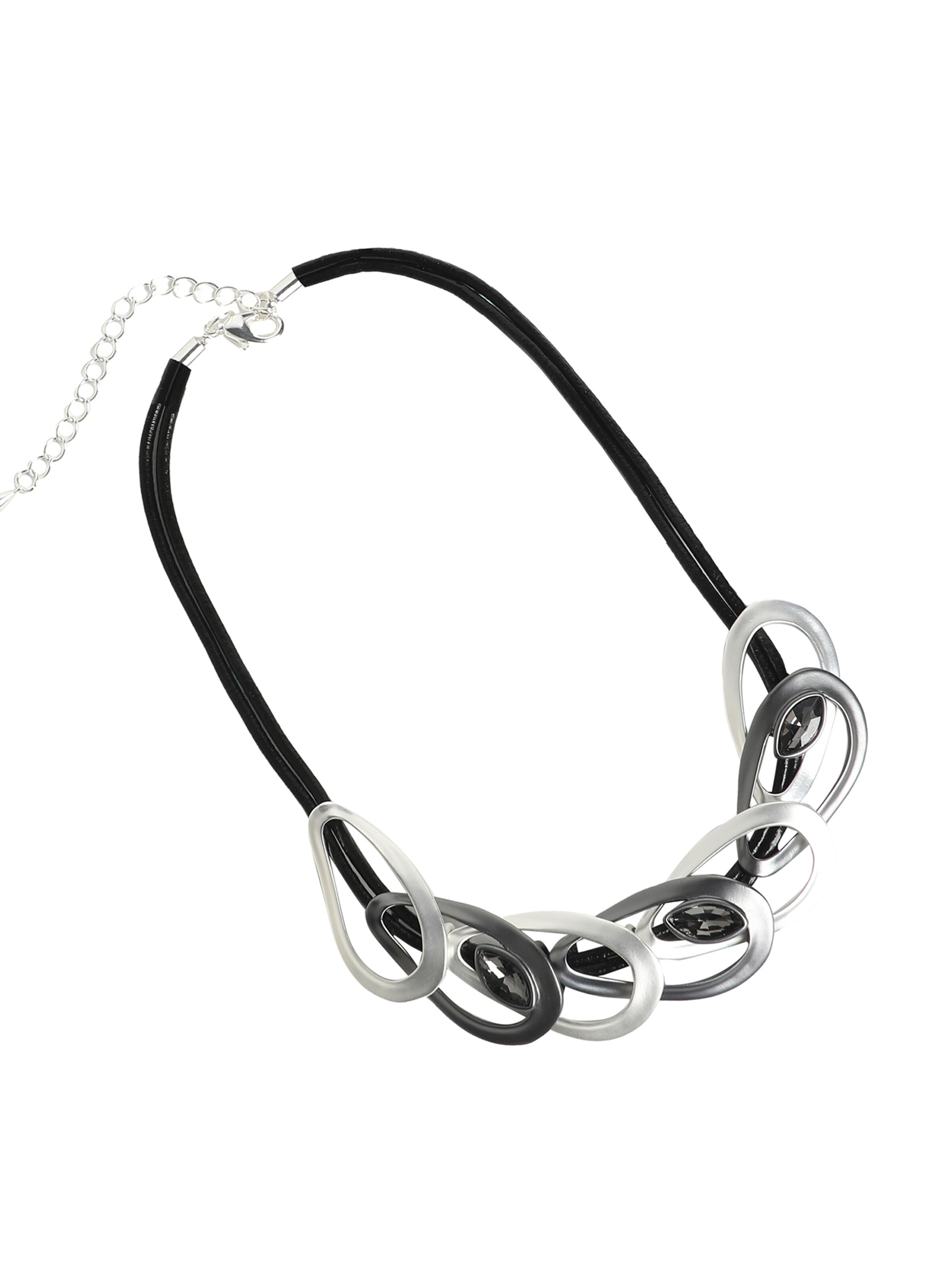 SOHI Chaîne 'Madina' en noir / argent, Vue avec produit