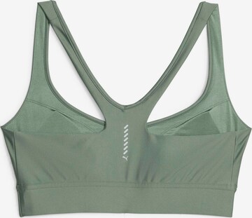 PUMA Bustier Biustonosz sportowy w kolorze zielony