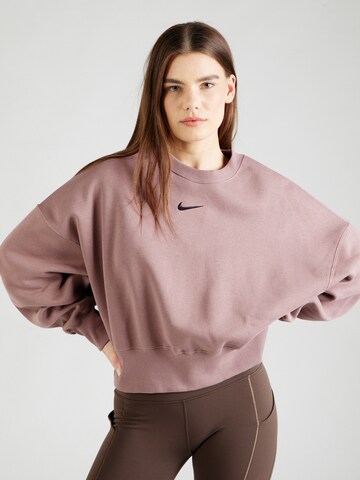 Nike Sportswear Sweatshirt 'Phoenix Fleece' in Lila