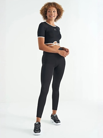 Leggings 'Gamaschen' di Tommy Life in nero: frontale