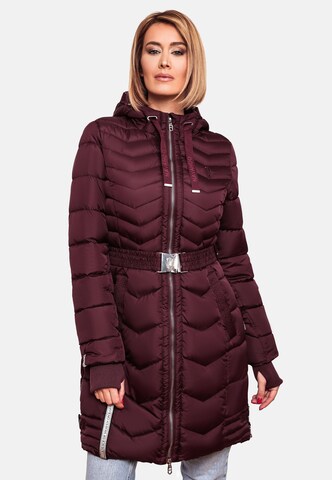 Manteau d’hiver 'Alpenveilchen' NAVAHOO en rouge : devant