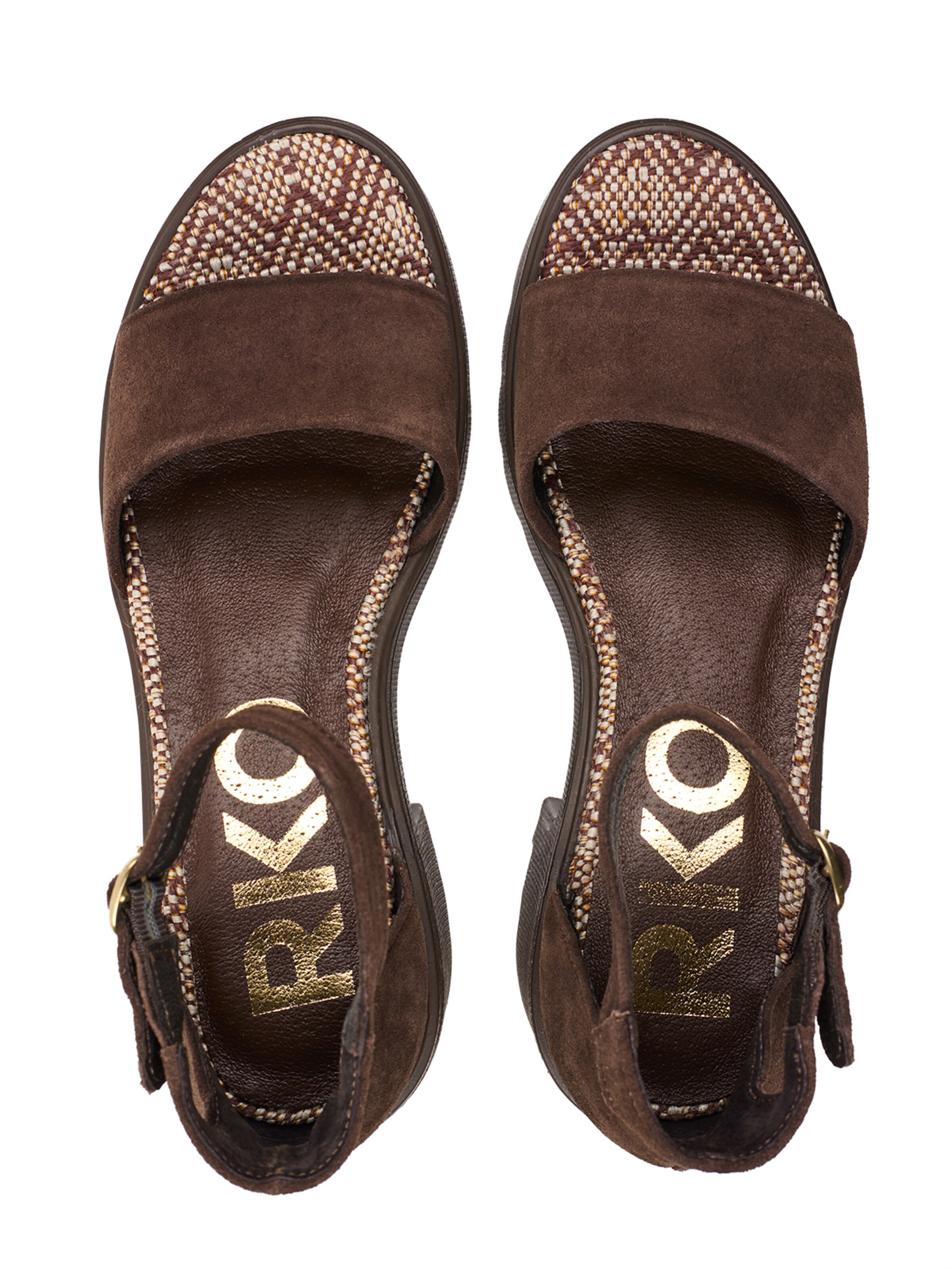 RYLKO Sandały w kolorze brązowy