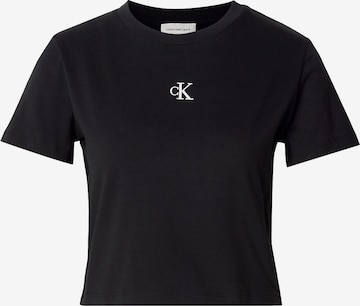 Calvin Klein JeansMajica - crna boja: prednji dio