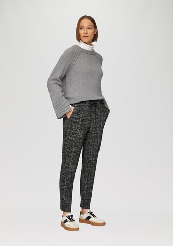 s.Oliver Tapered Pants in Black