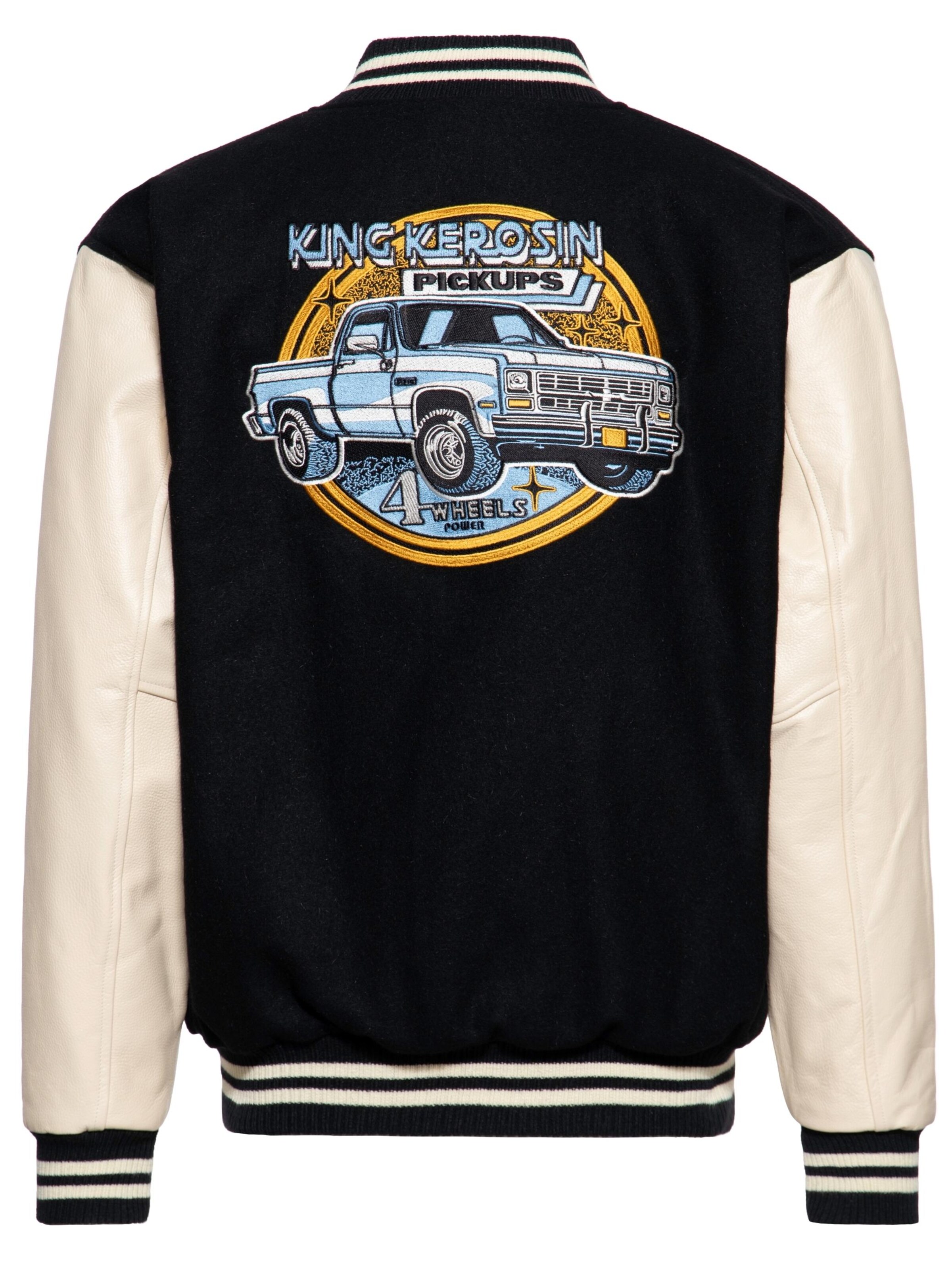 King Kerosin Between-Season Jacket 'Pickup' in Black