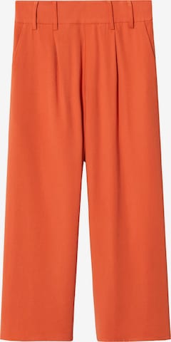 MANGO Pleat-Front Pants 'Bosco-H' in Red: front