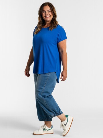 GOZZIP Wide leg Jeans 'Clara' in Blauw