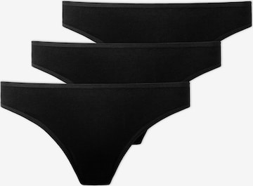 SNOCKS Thong in Black: front