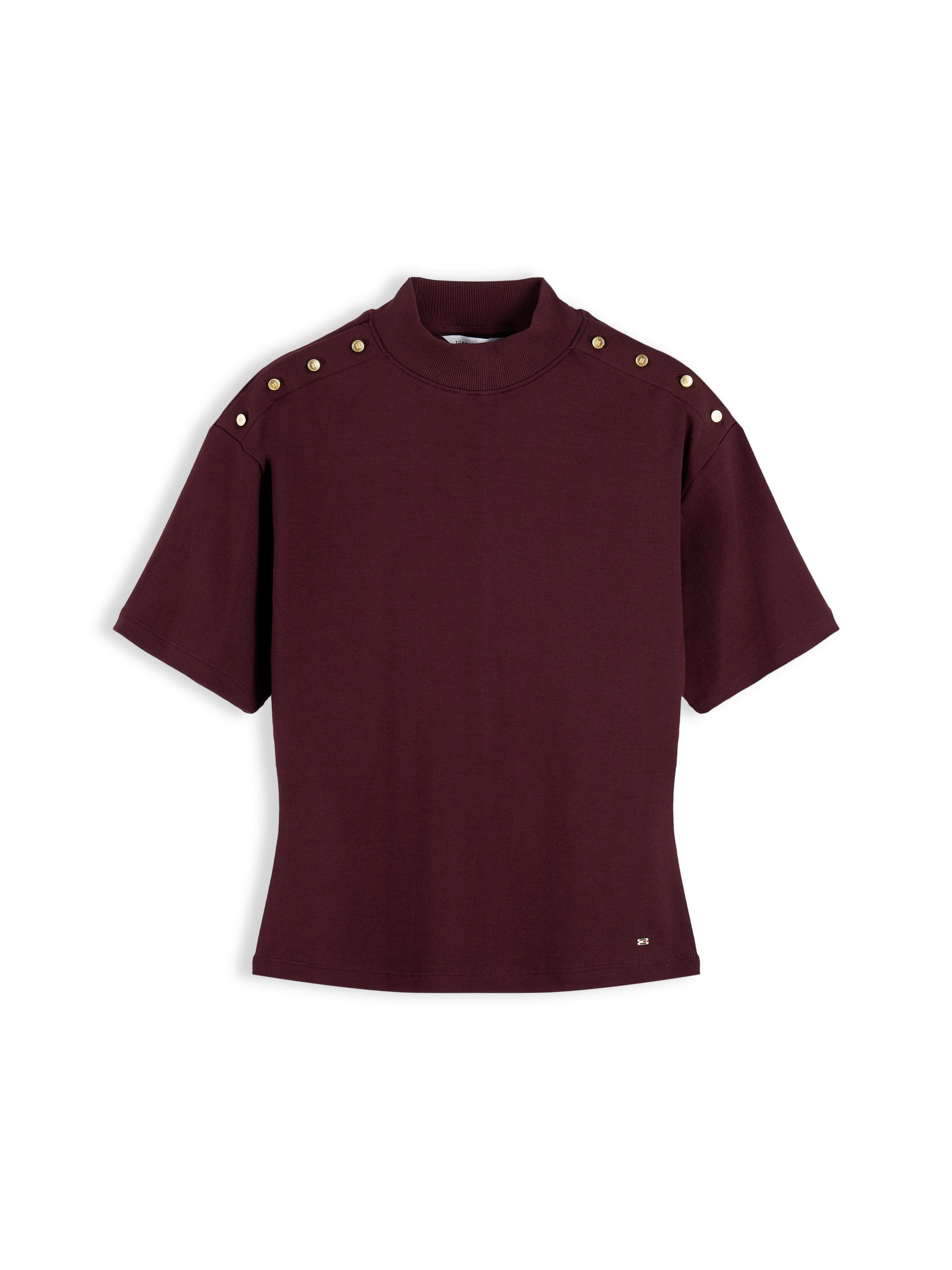 T-shirt TOMMY HILFIGER en rouge : devant