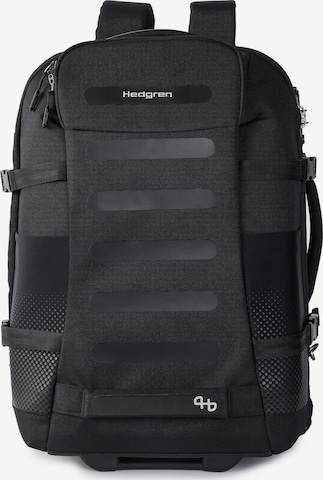 Hedgren Trolley 'Comby' in Zwart: voorkant