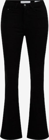 WE Fashion Flared Jeans in Black: front